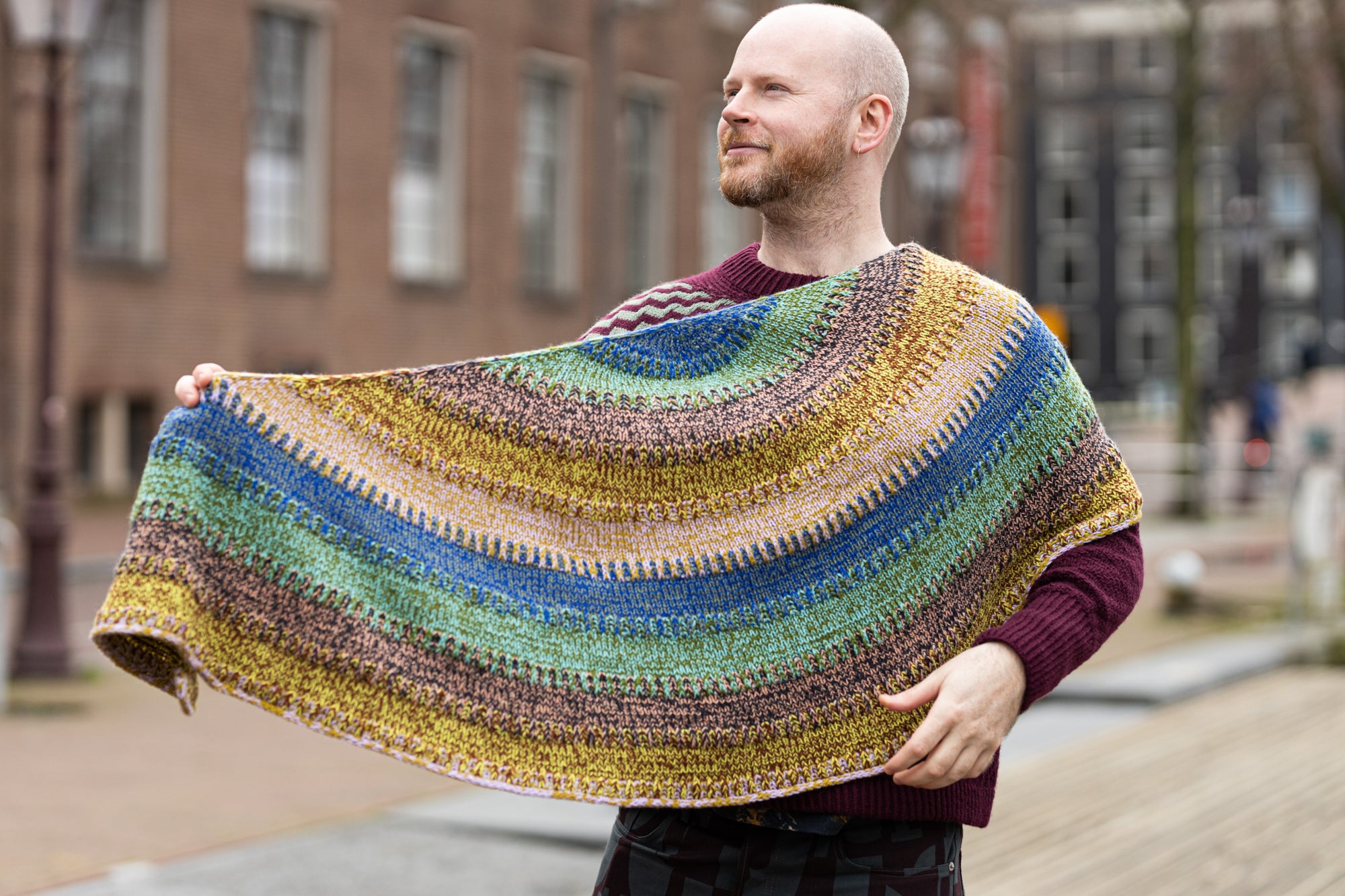 Brioche Break Shawl