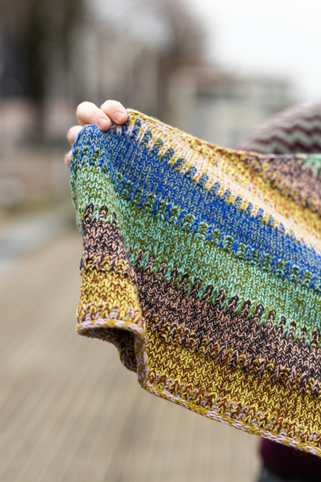 Brioche Break Shawl