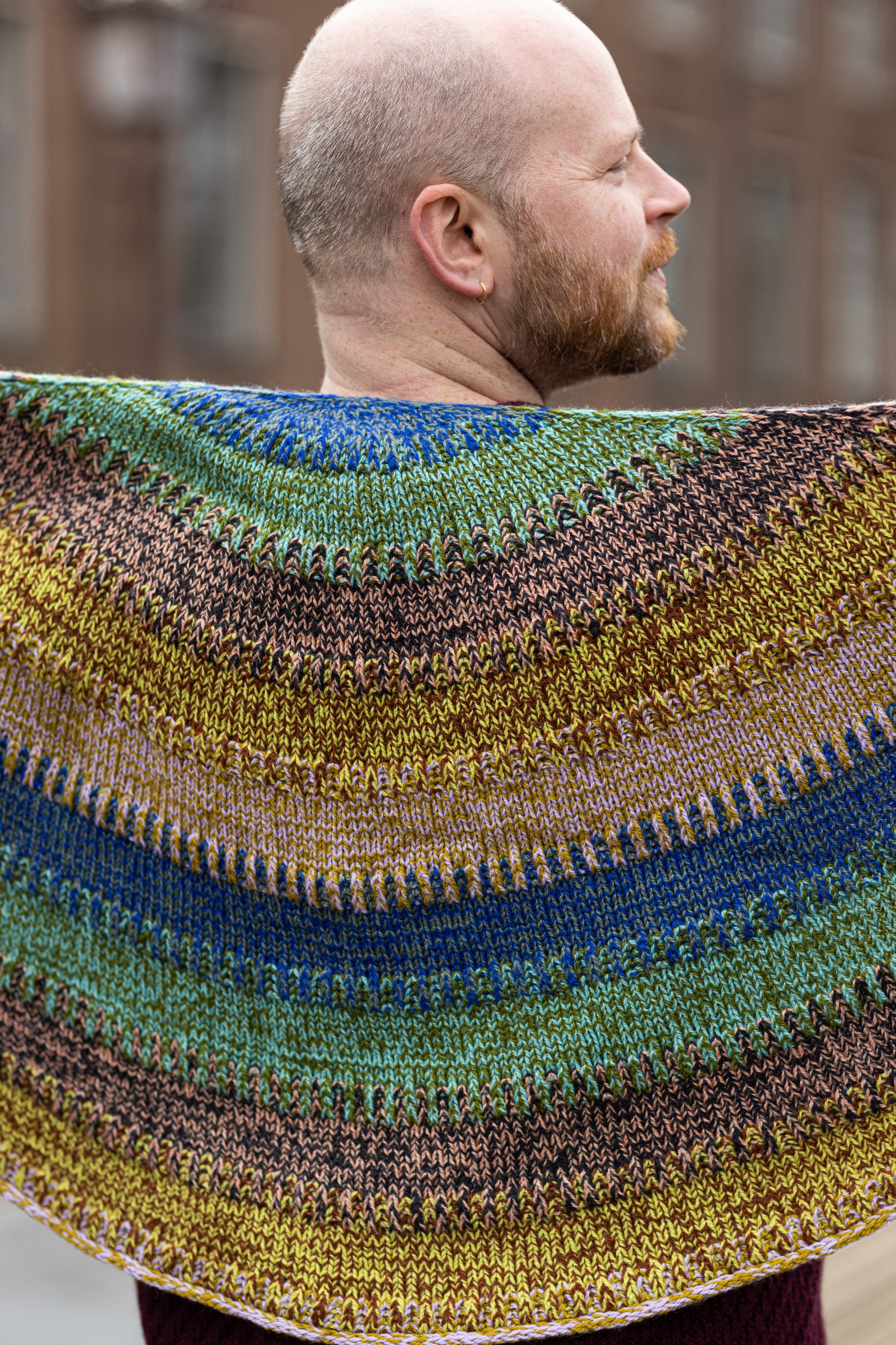 Brioche Break Shawl