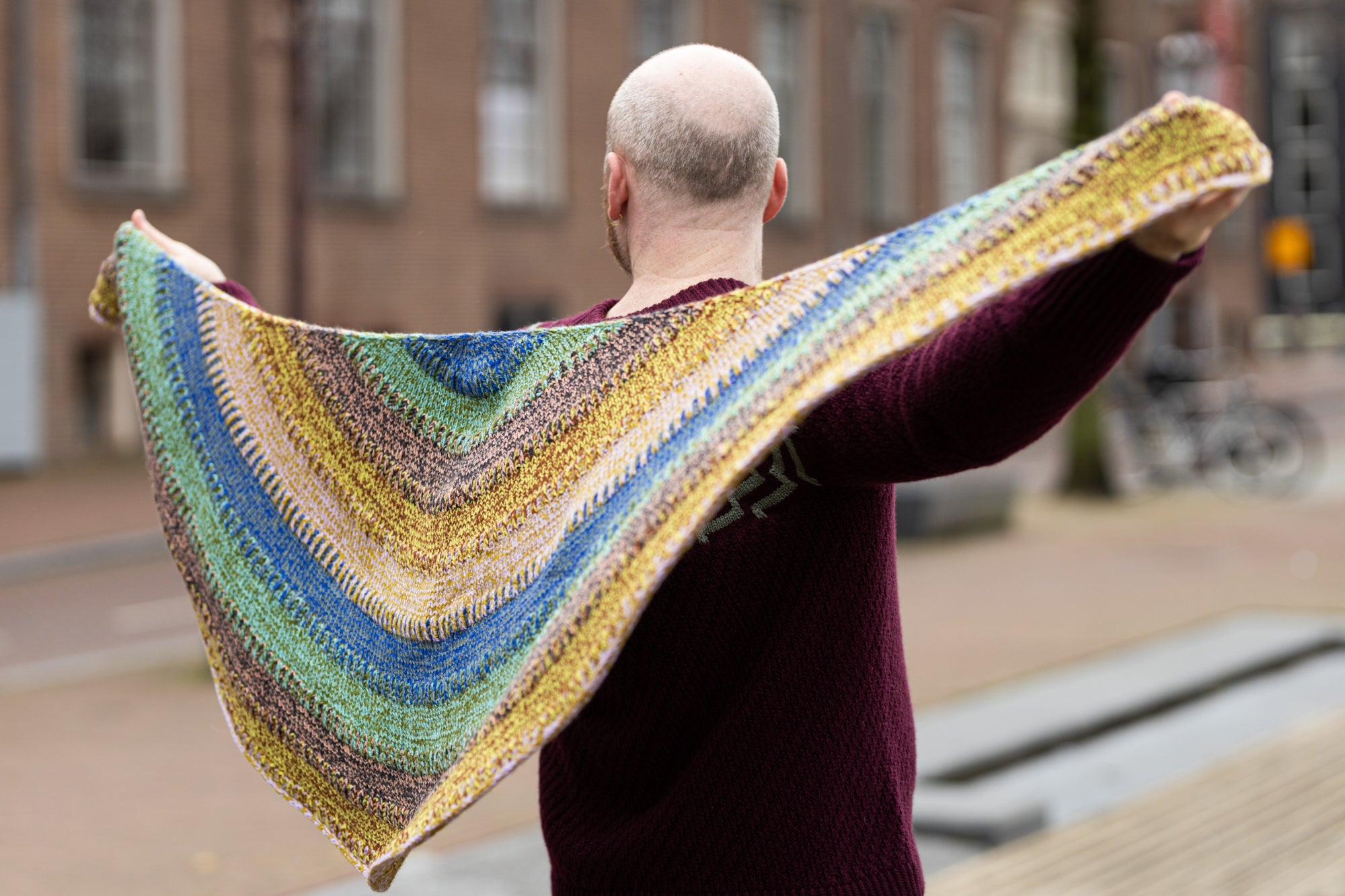 Brioche Break Shawl