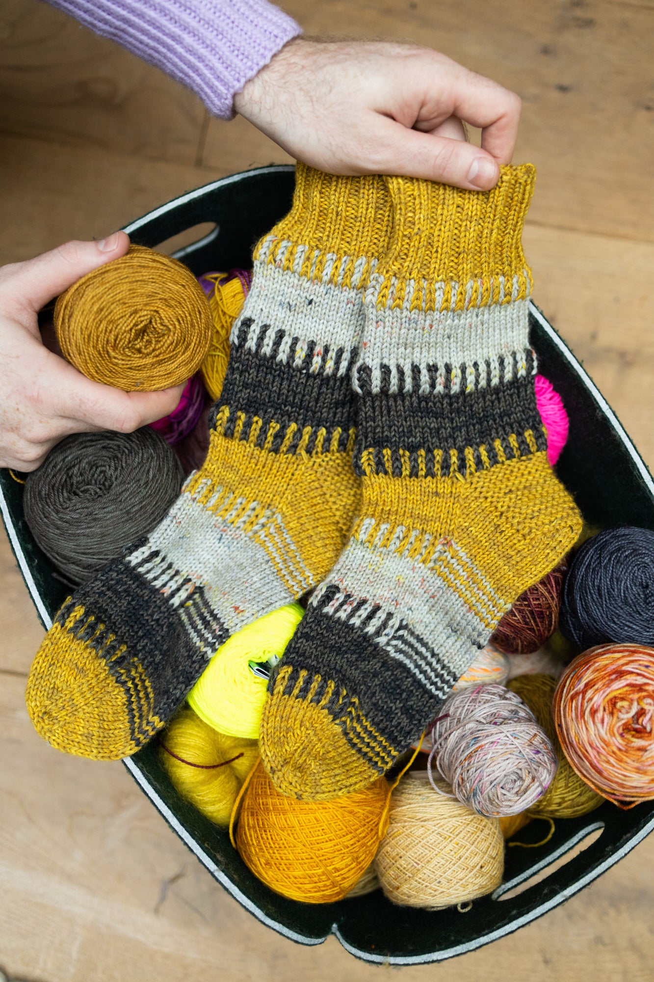 Brioche Break Socks