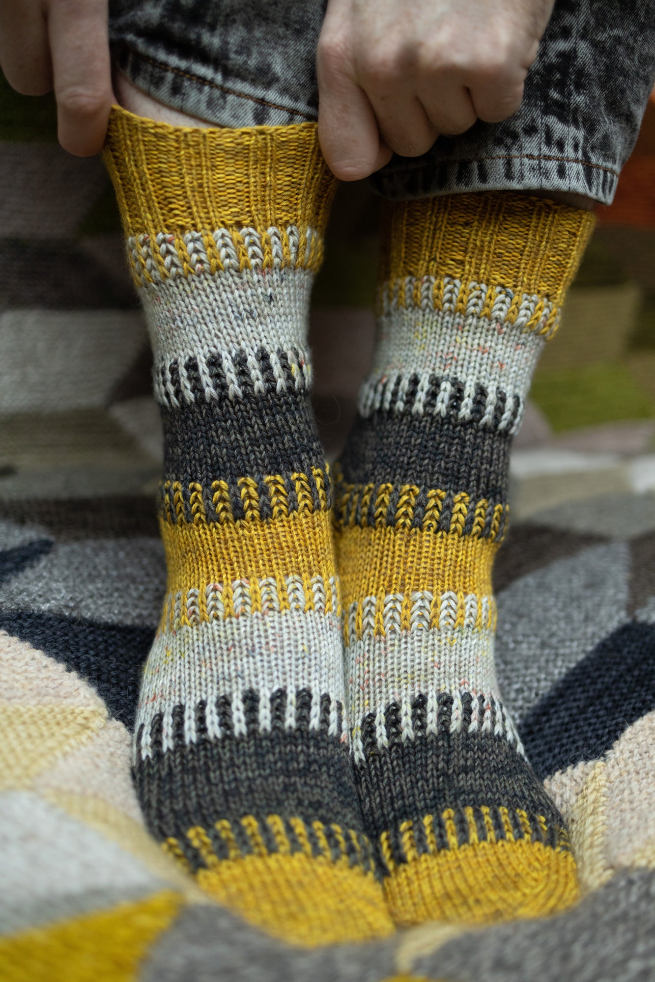 Brioche Break Socks