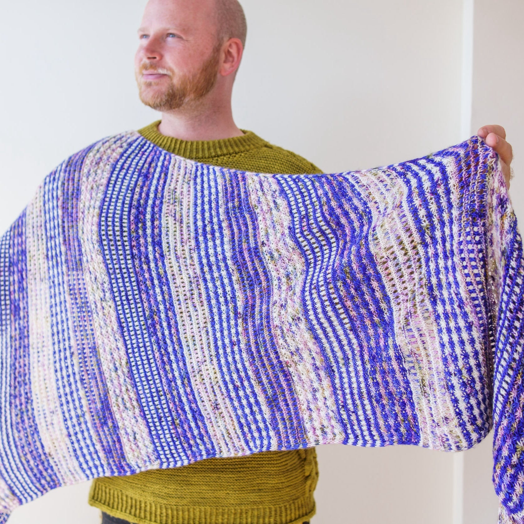 Frolicking Field Shawl