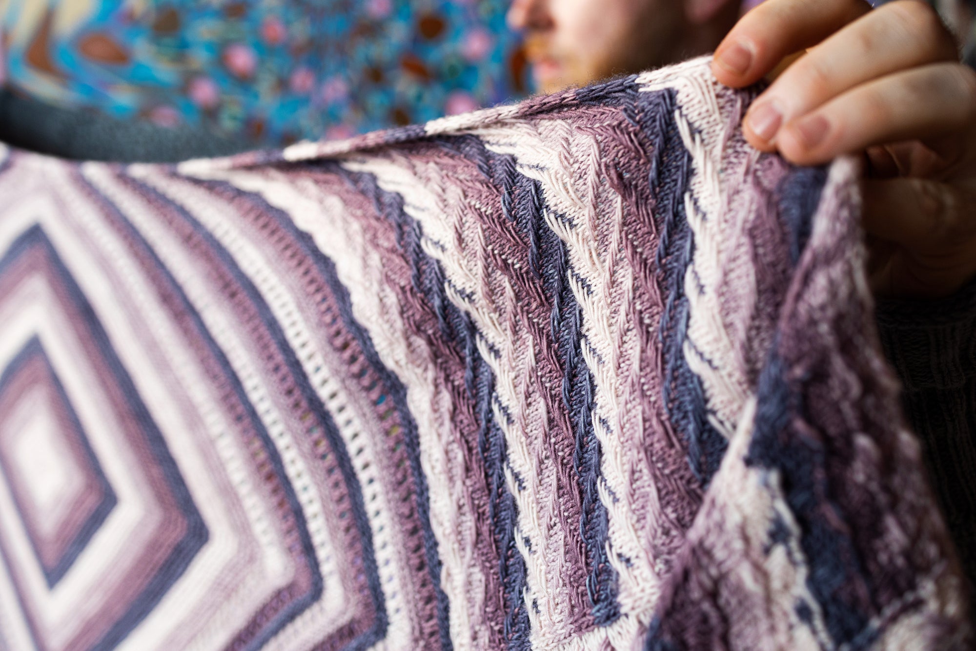 Geogradient Shawl