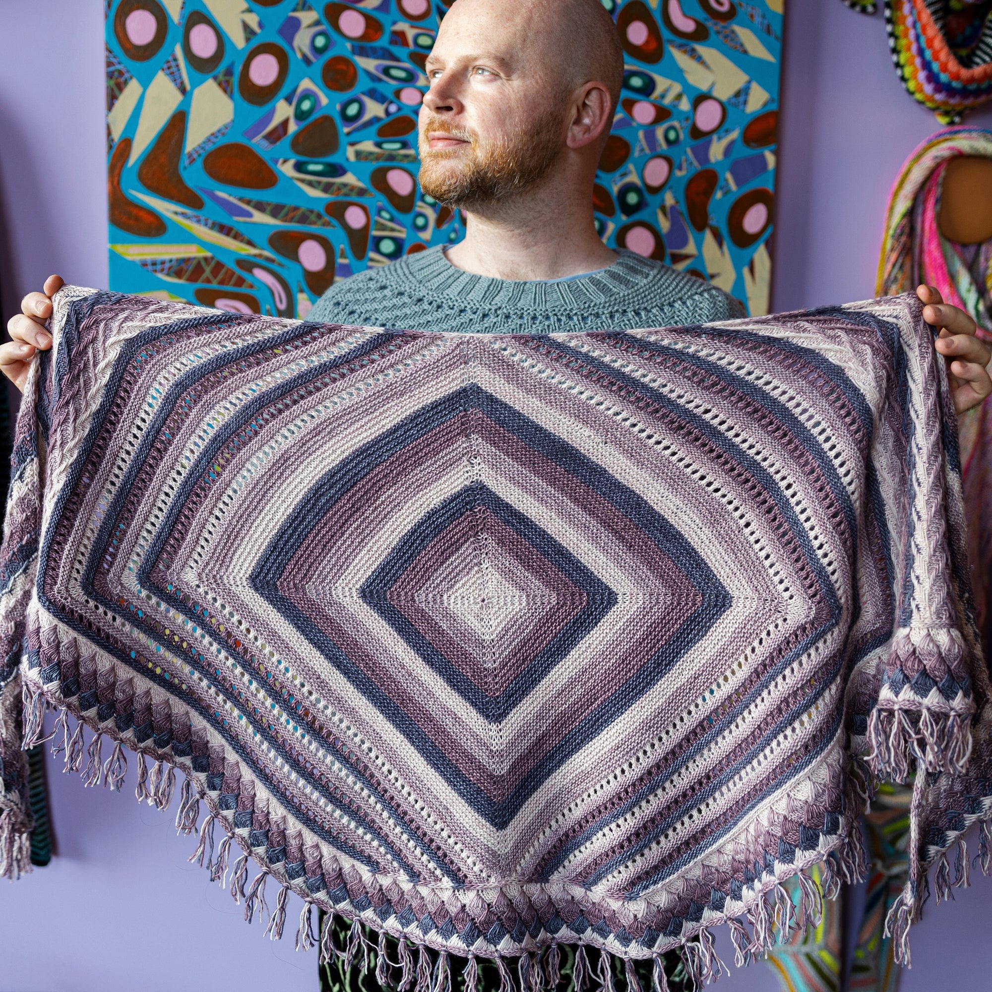 Geogradient Shawl