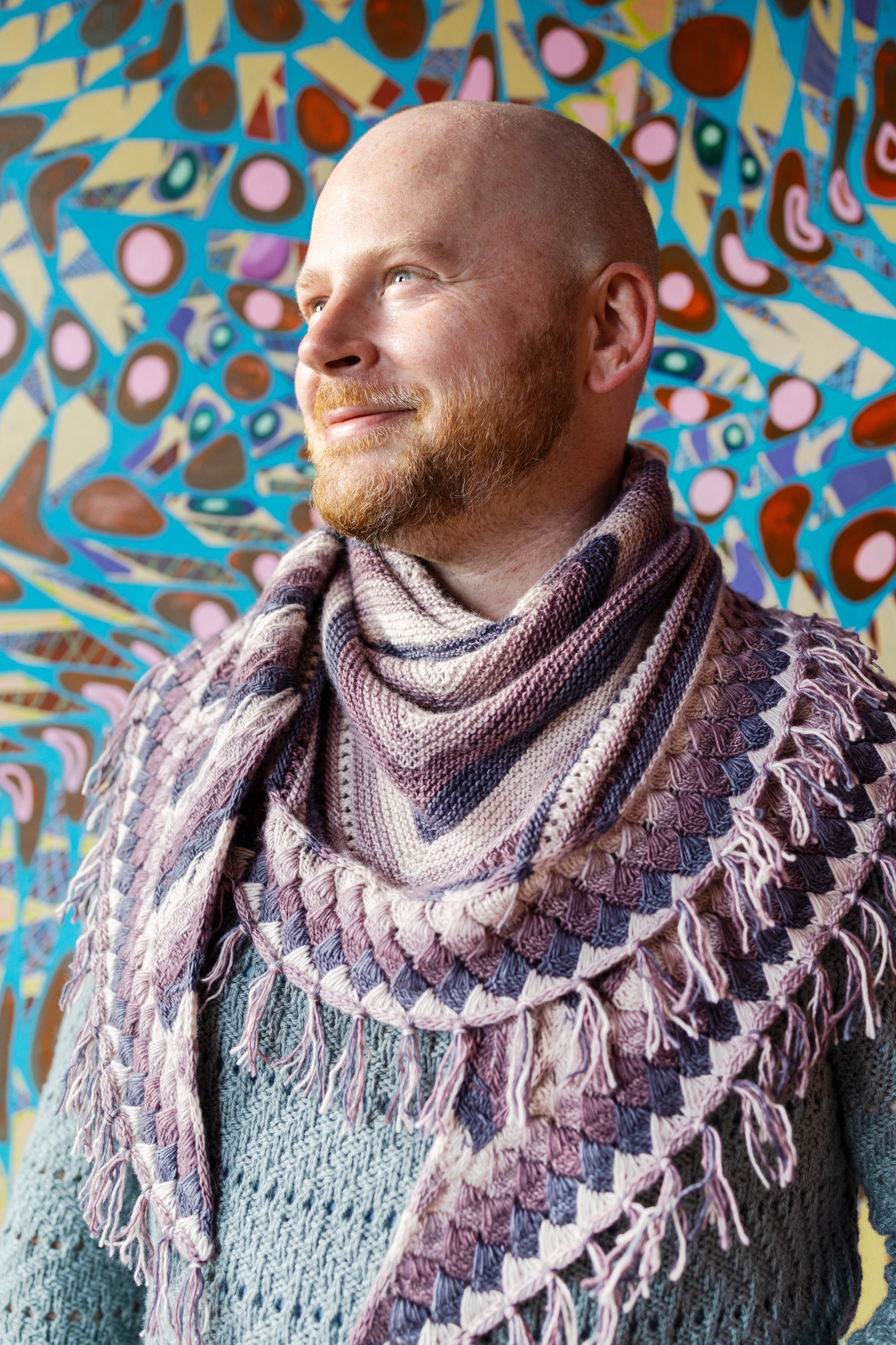 Geogradient Shawl