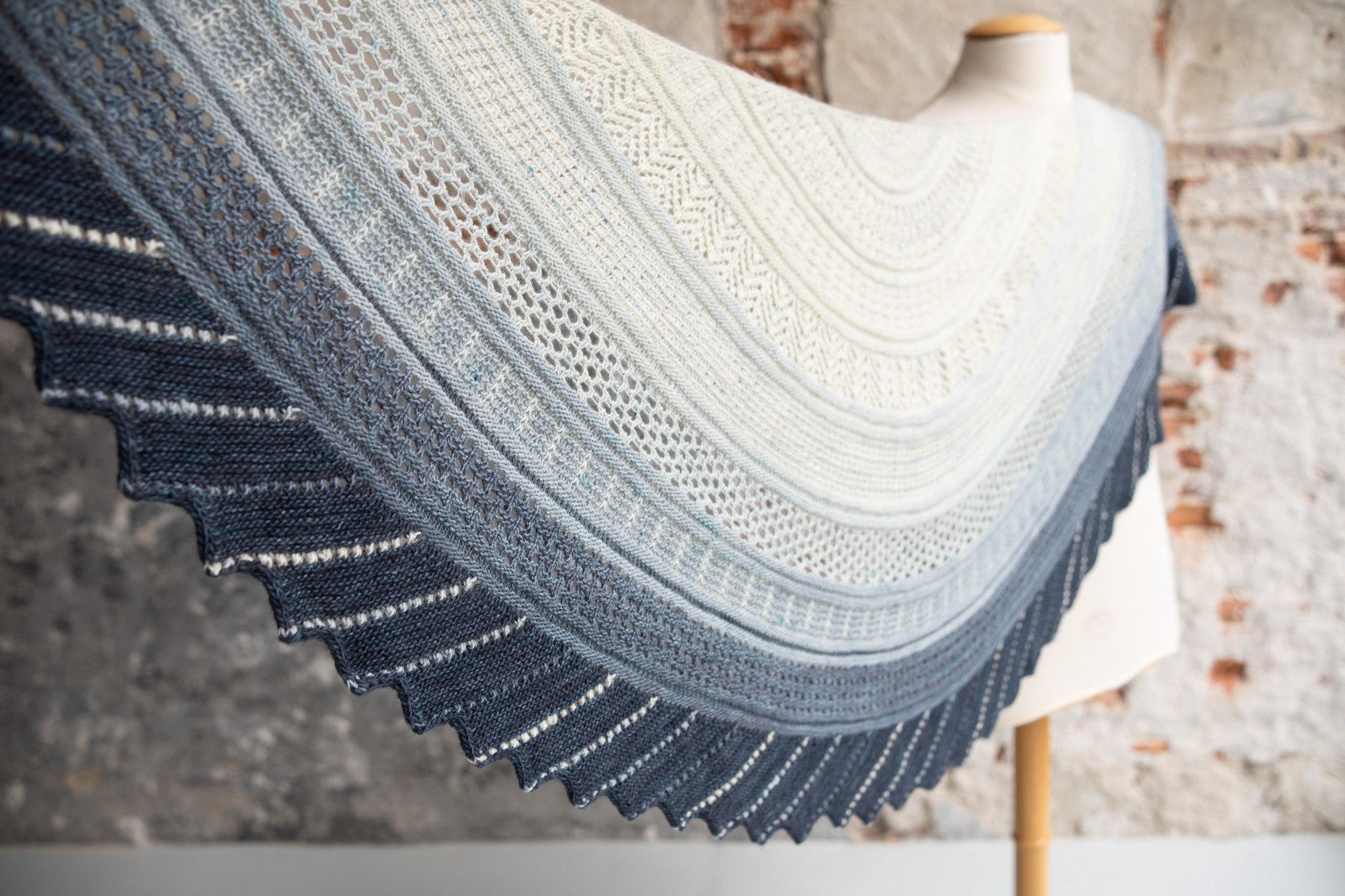 Glittering Snowscape Shawl