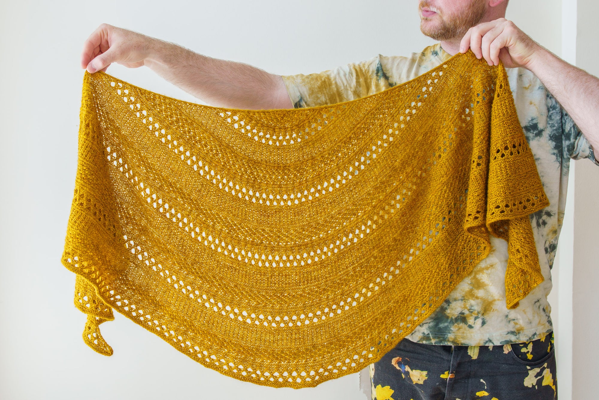 Mingling Daisies Shawl