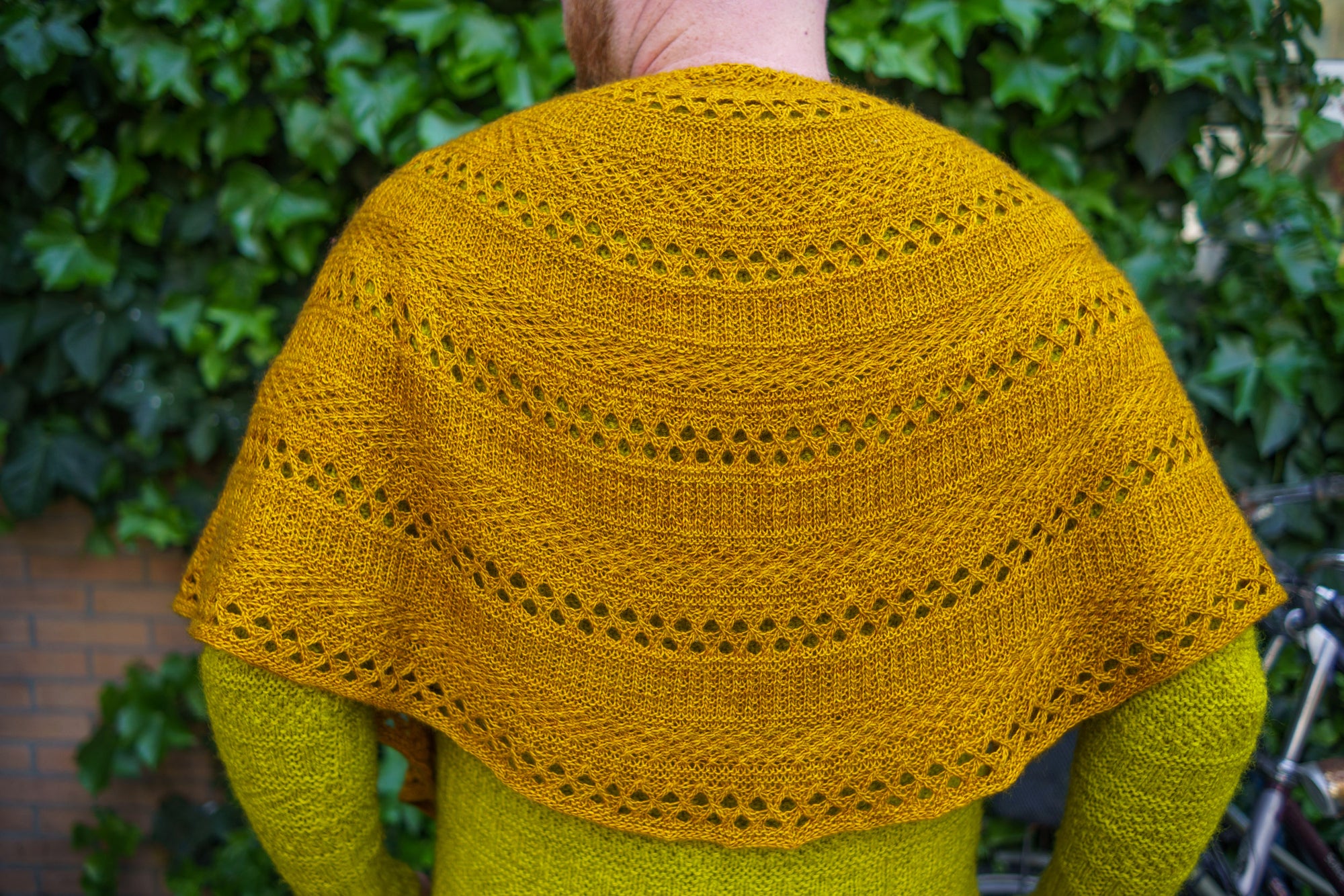 Mingling Daisies Shawl