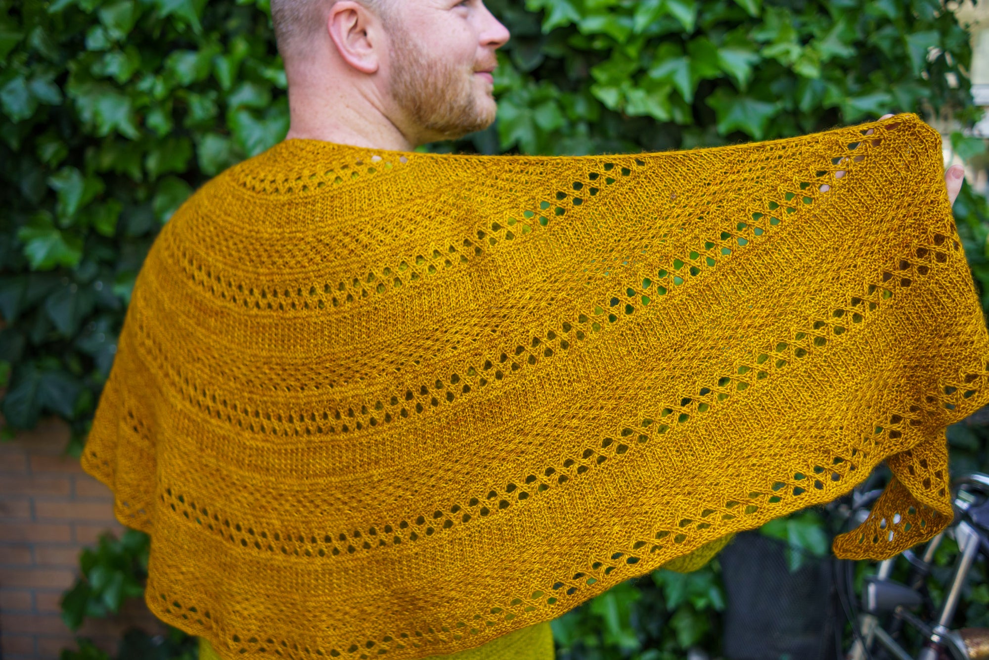 Mingling Daisies Shawl