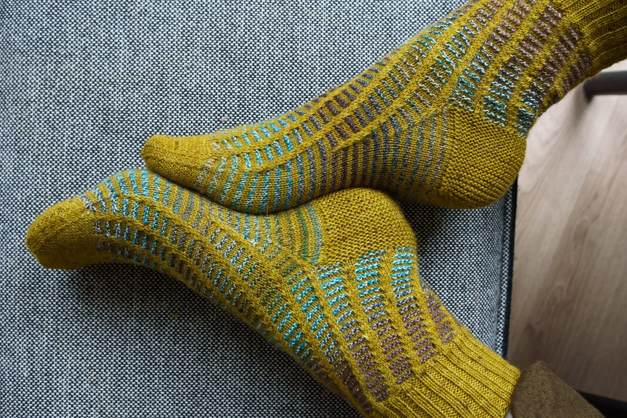 Spiral Splash Socks