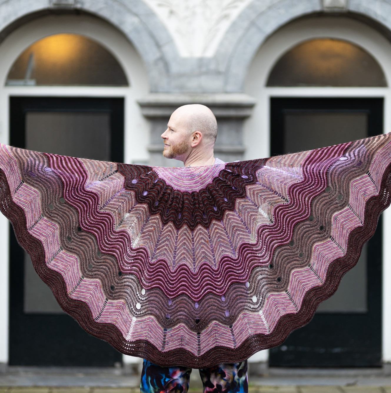 Striation Valley Shawl