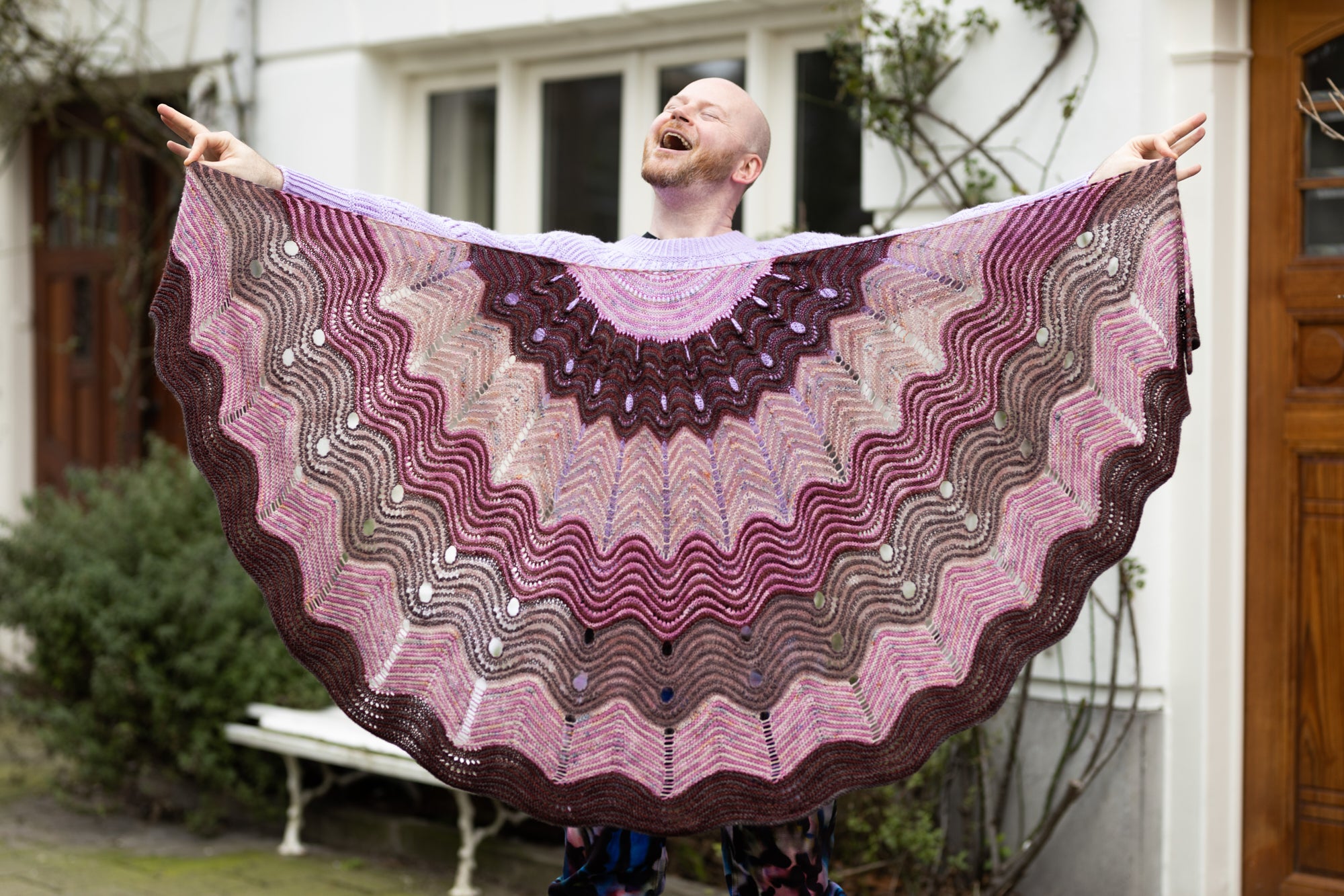 Striation Valley Shawl