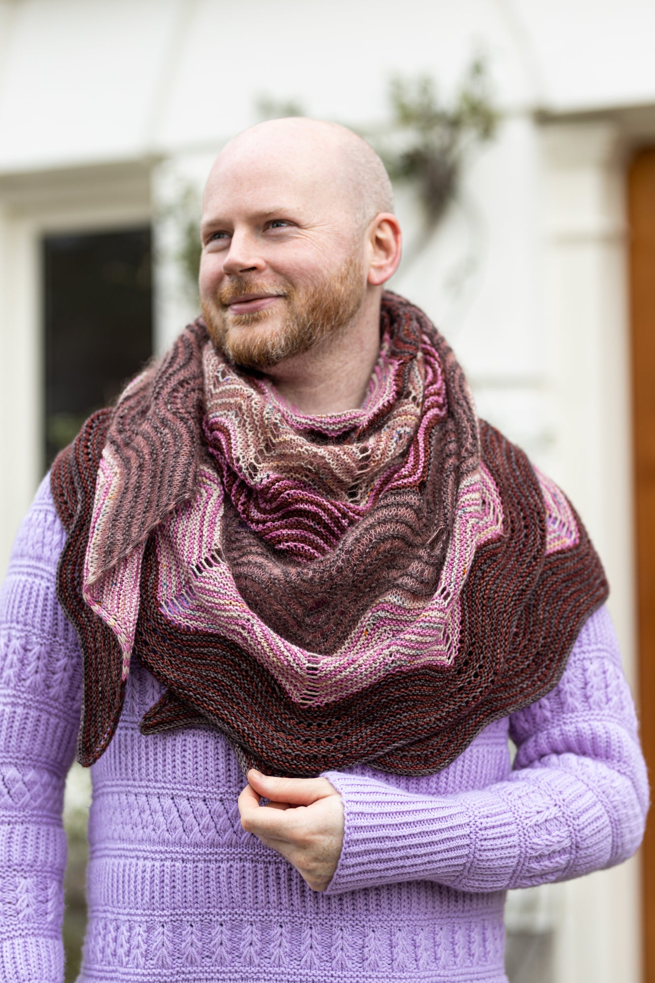 Striation Valley Shawl