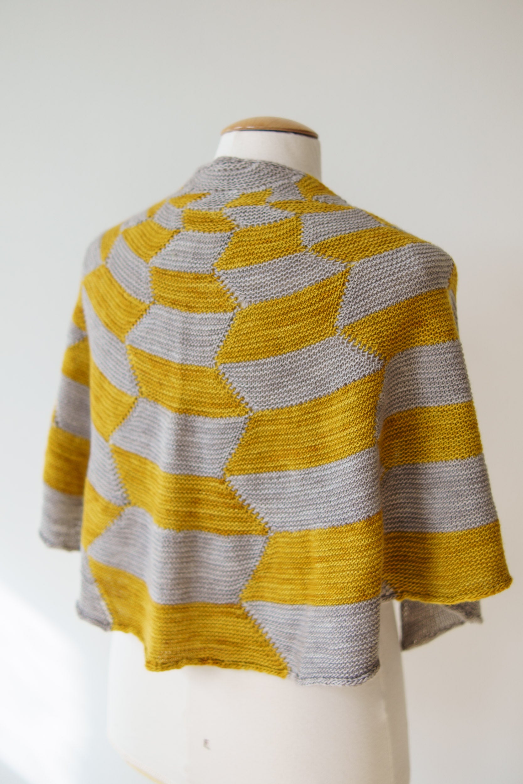 Striped Thundercloud Shawl