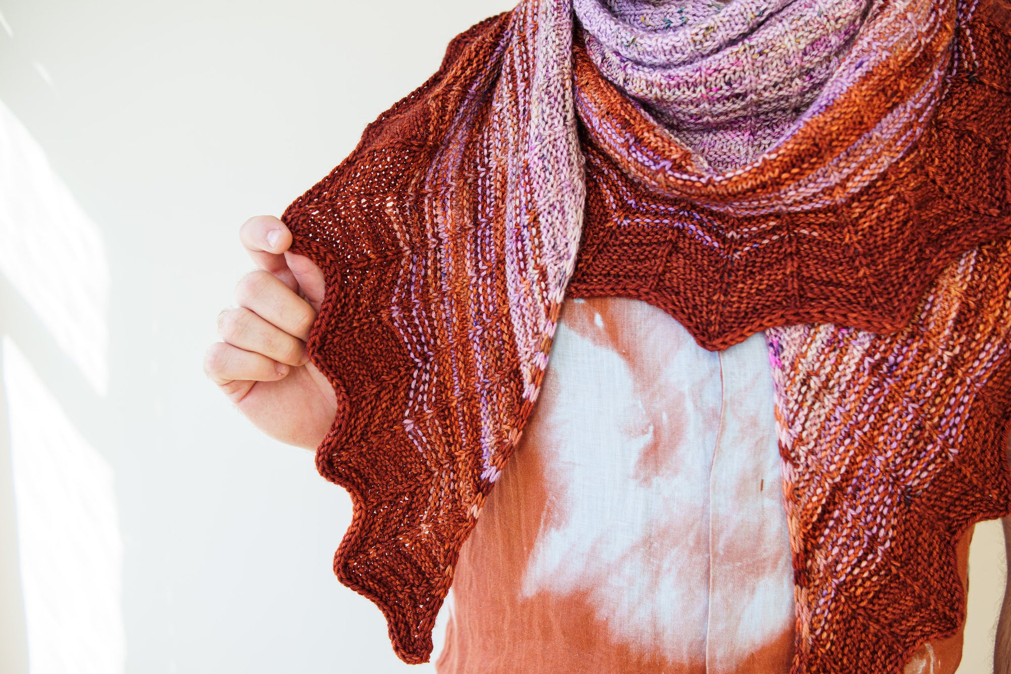 Woolly Waffle Shawl