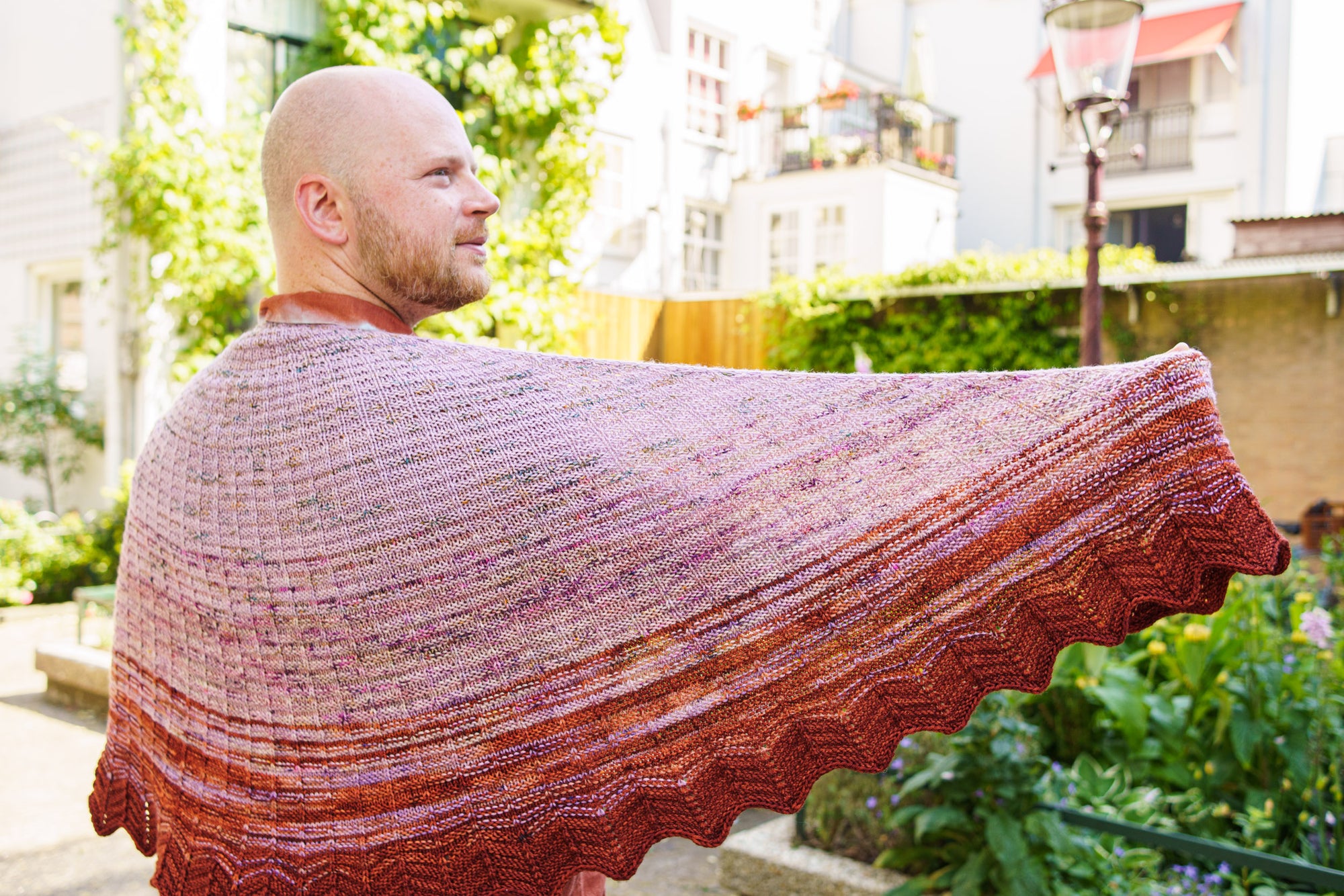 Woolly Waffle Shawl