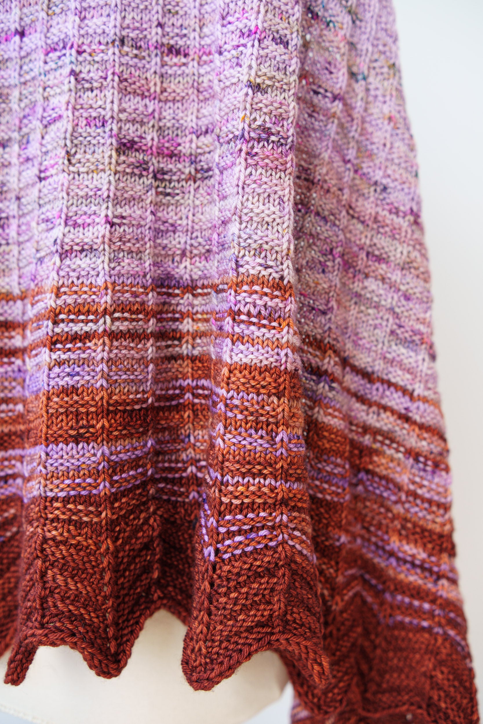 Woolly Waffle Shawl