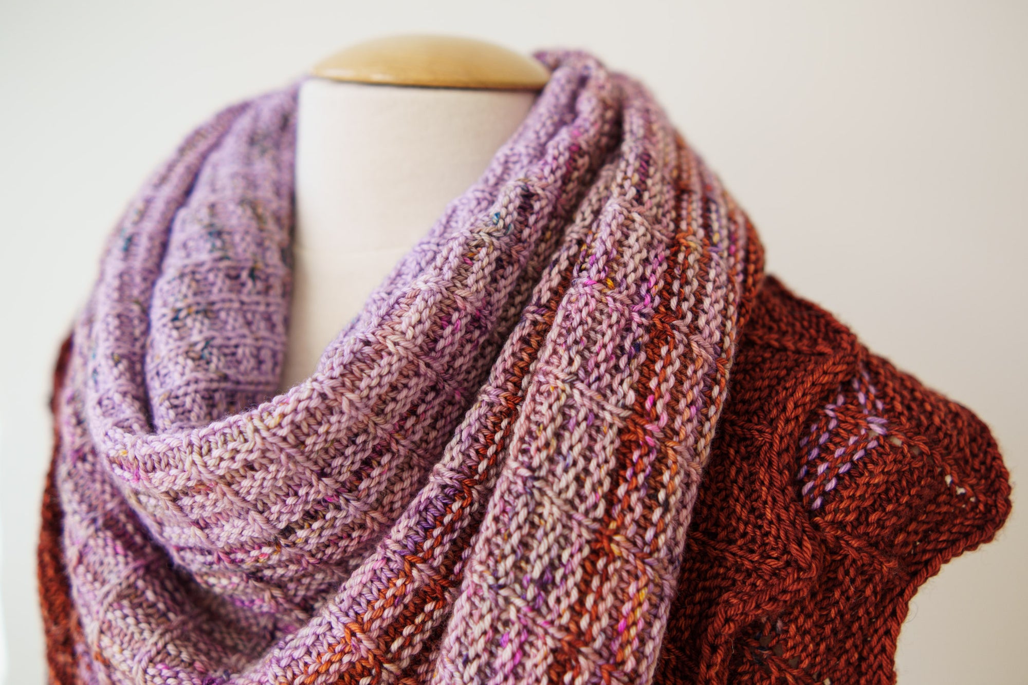 Woolly Waffle Shawl