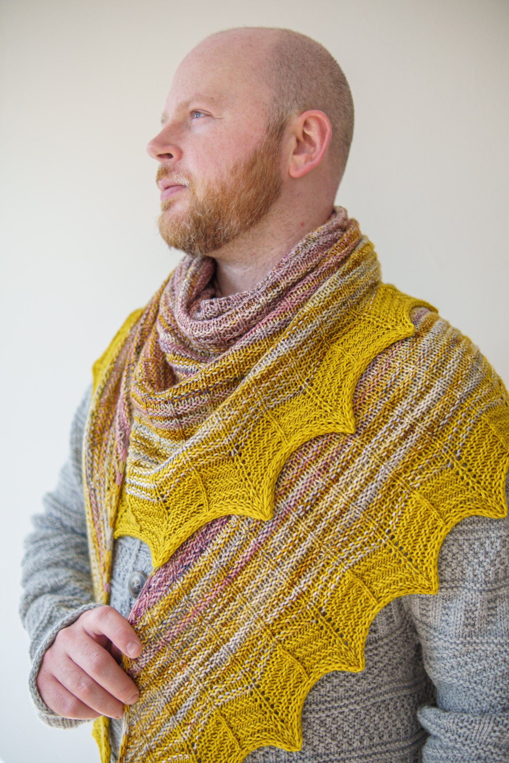 Woolly Waffle Shawl