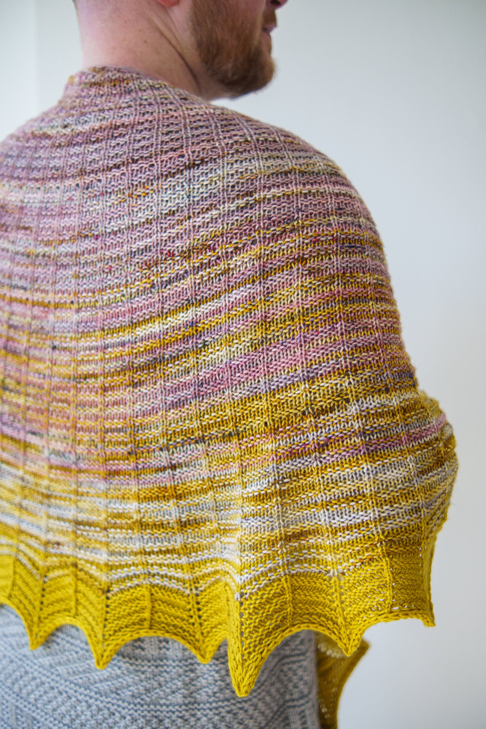 Woolly Waffle Shawl