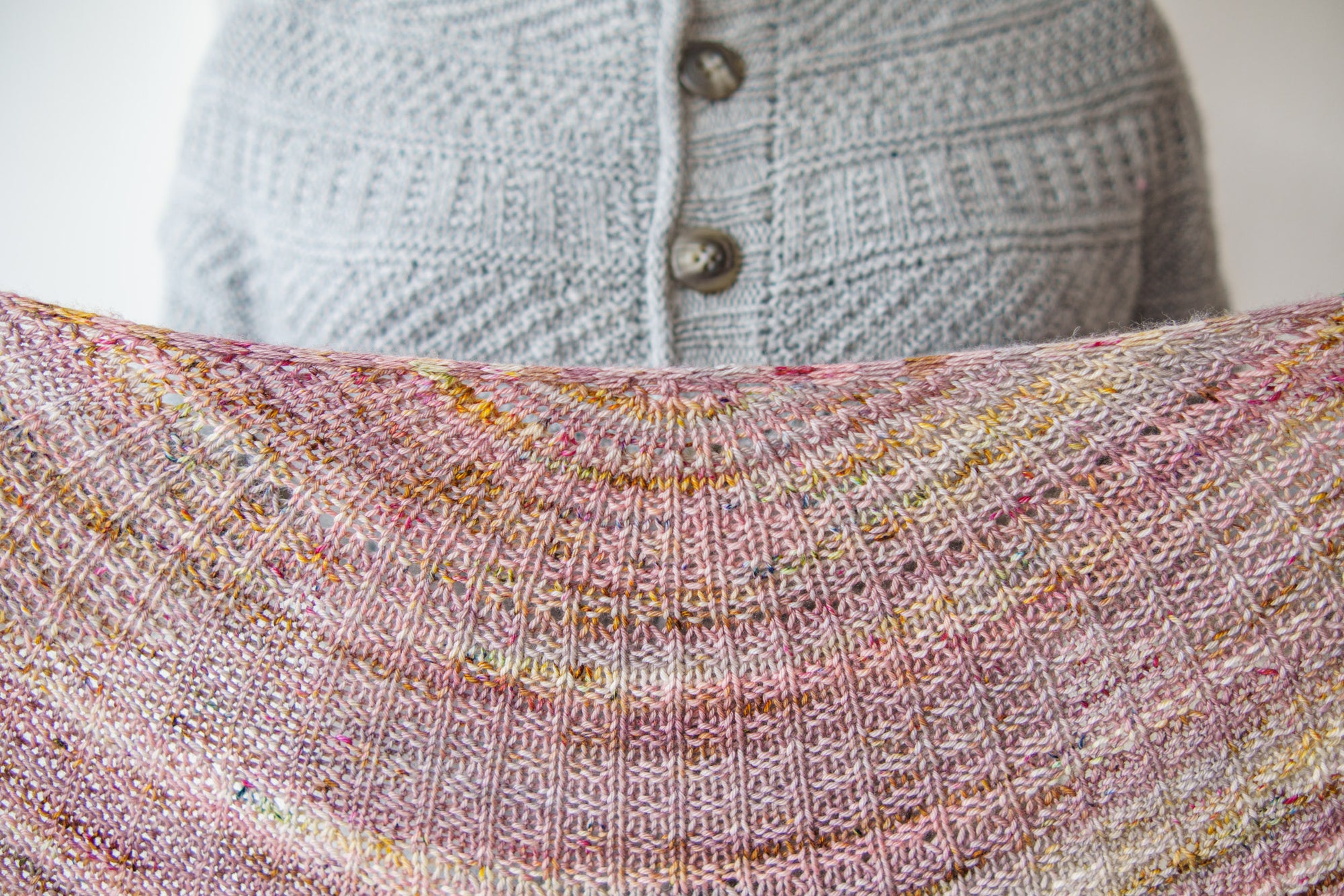 Woolly Waffle Shawl