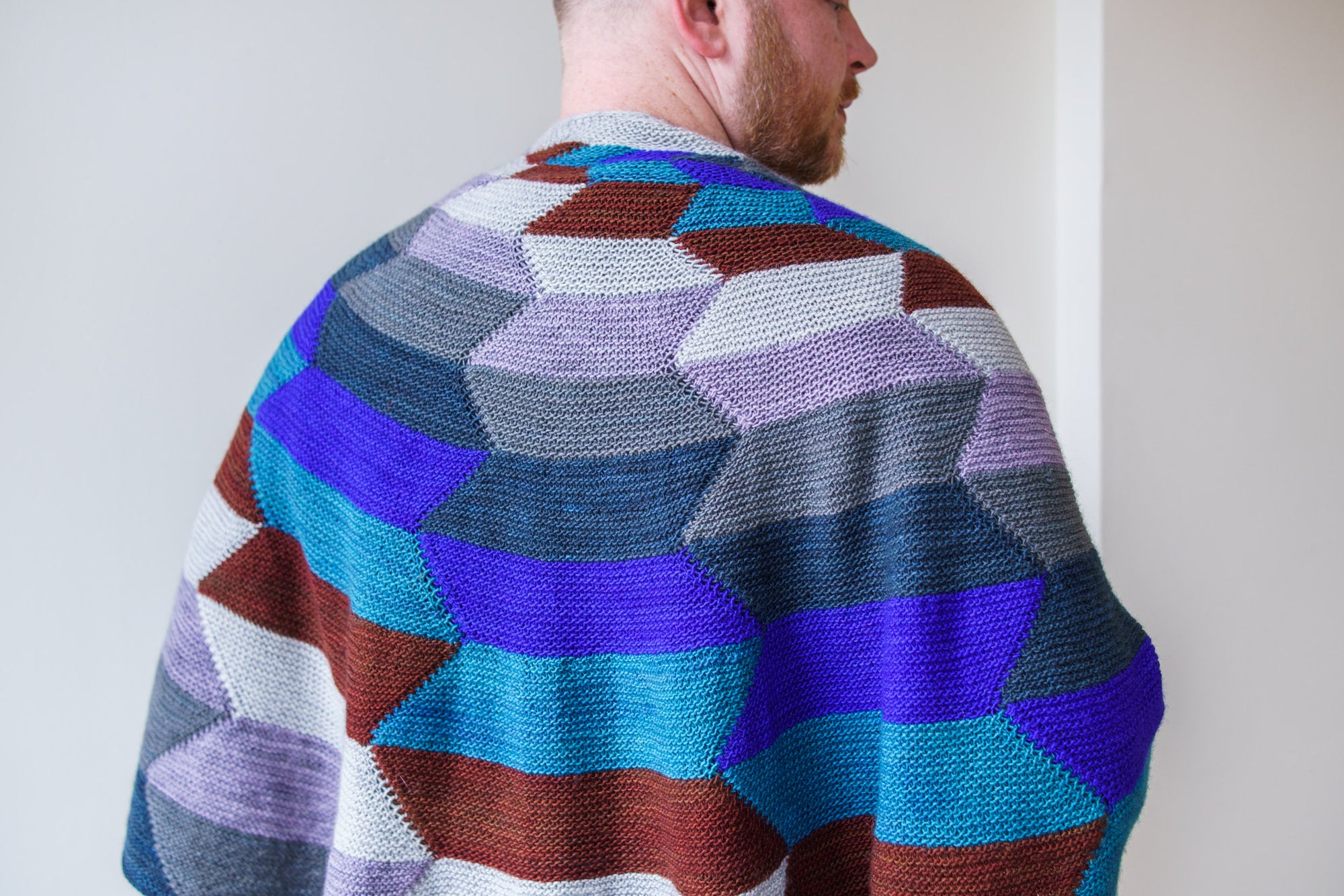 Striped Thundercloud Shawl