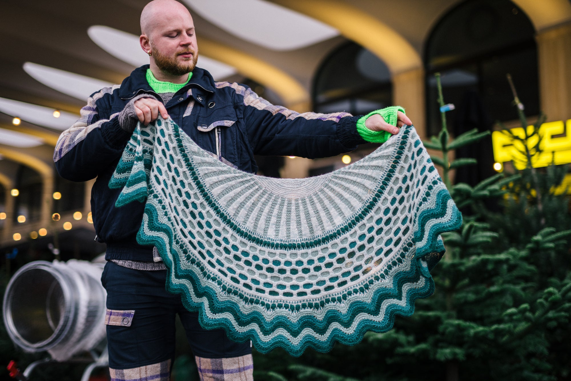 Winter Lights Shawl