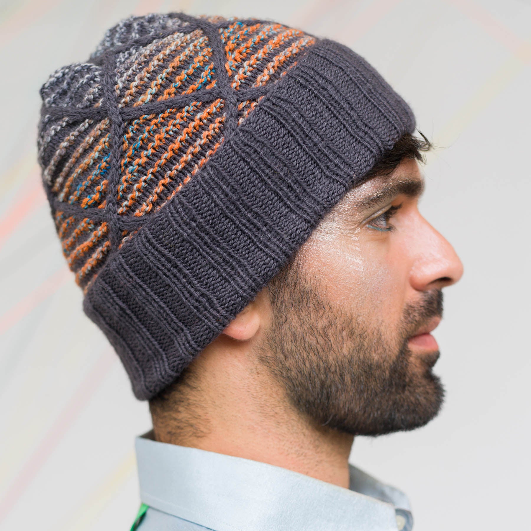 Cabled Trellis Hat