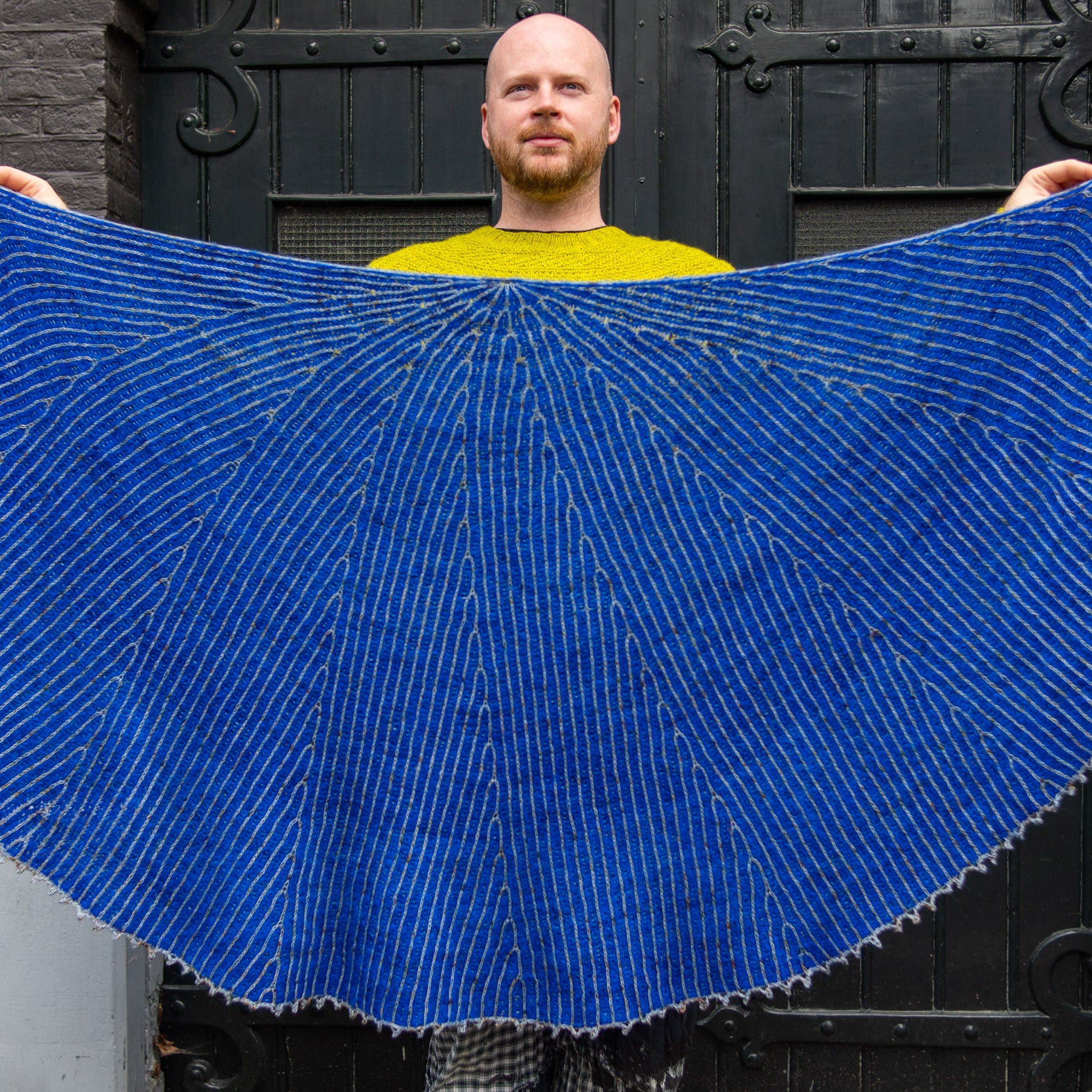 Branching Brioche Shawl