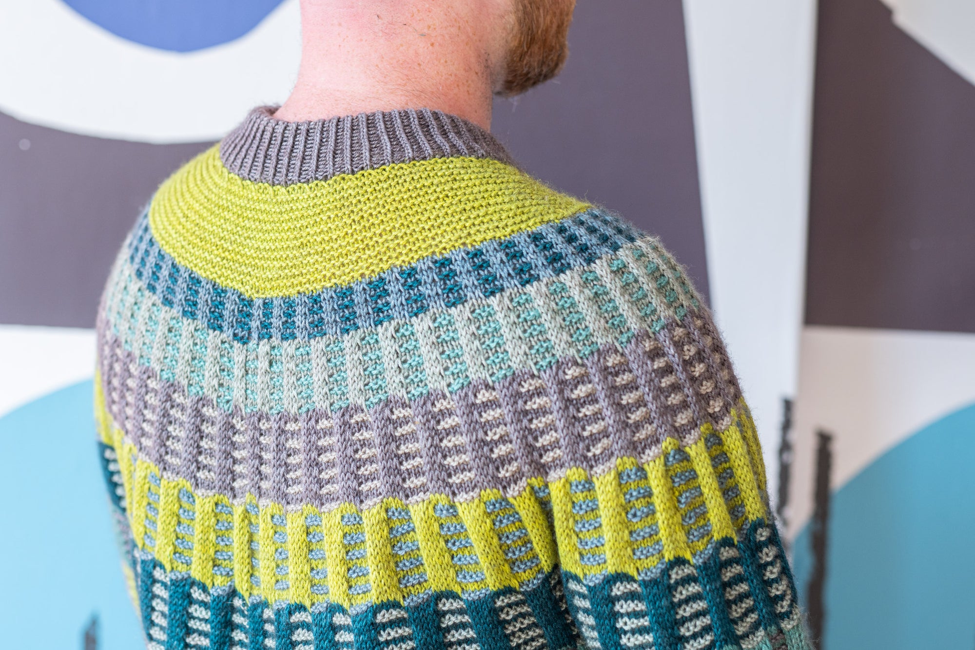 Painting Columns Sweater