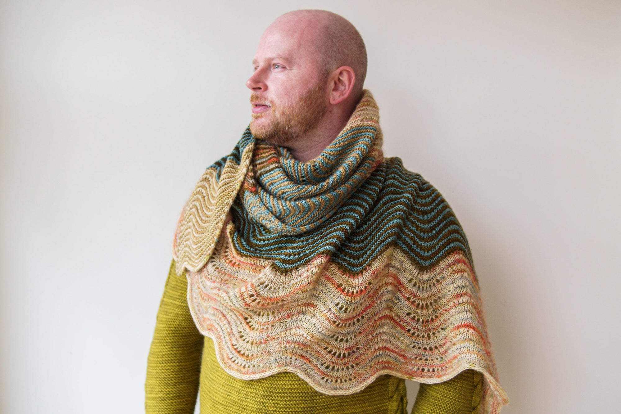 Mohair Spice Shawl