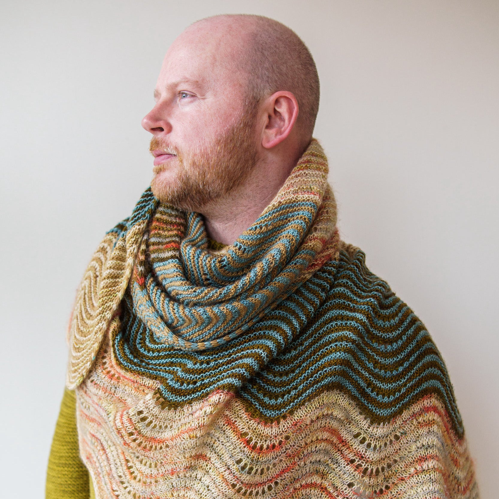 Mohair Spice Shawl