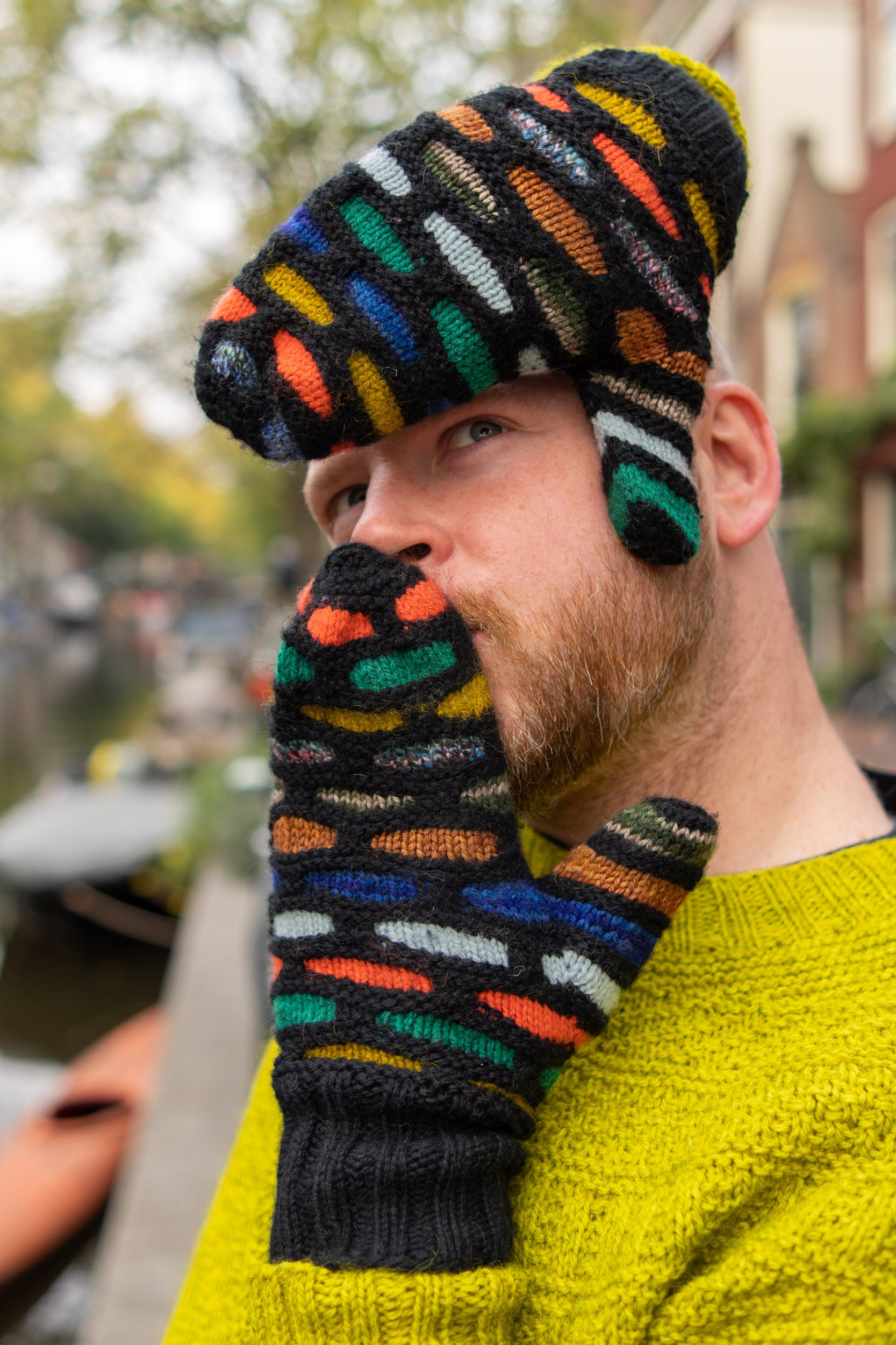 Painting Bricks Mittens