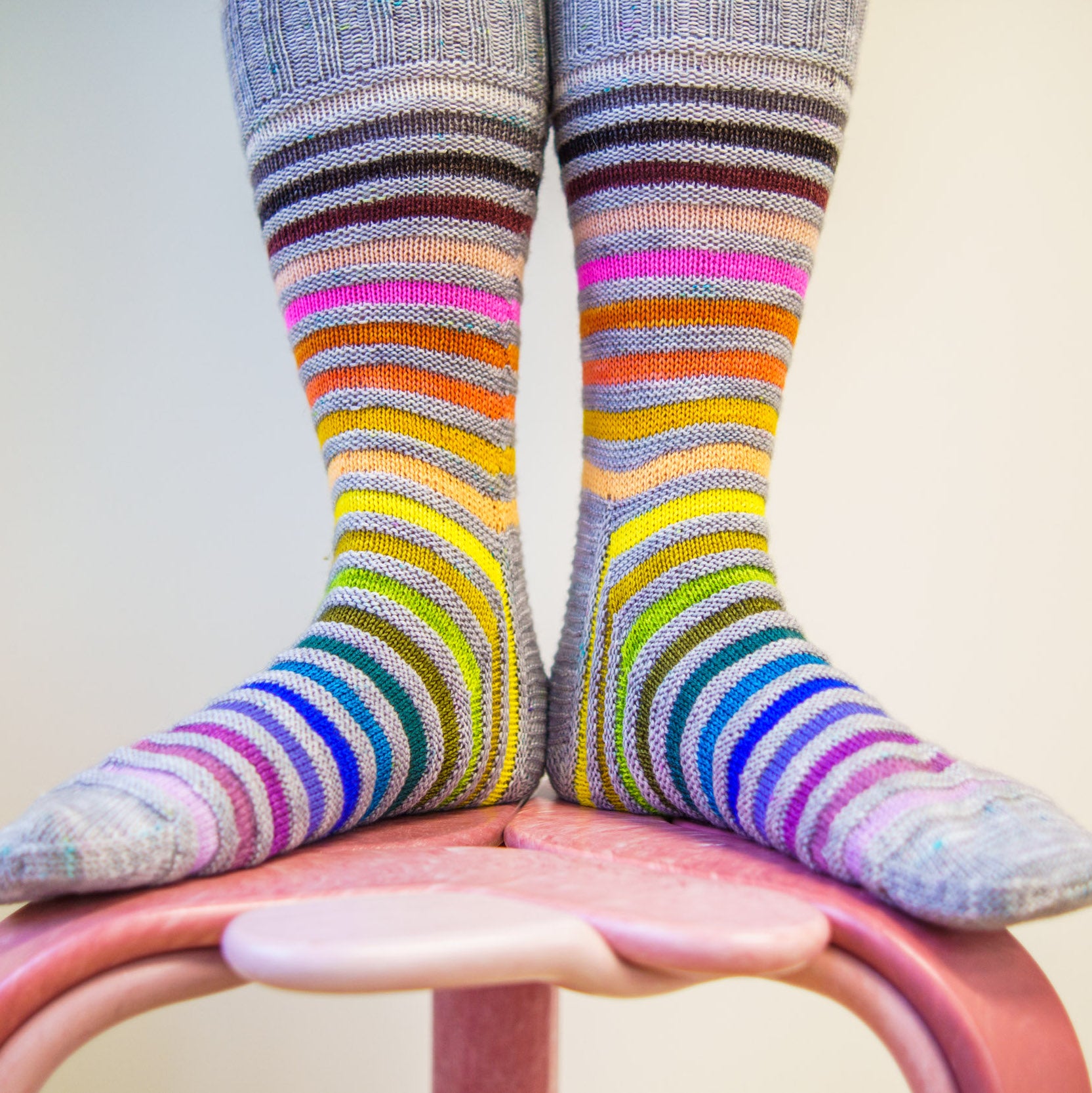 Painting Rainbows Socks