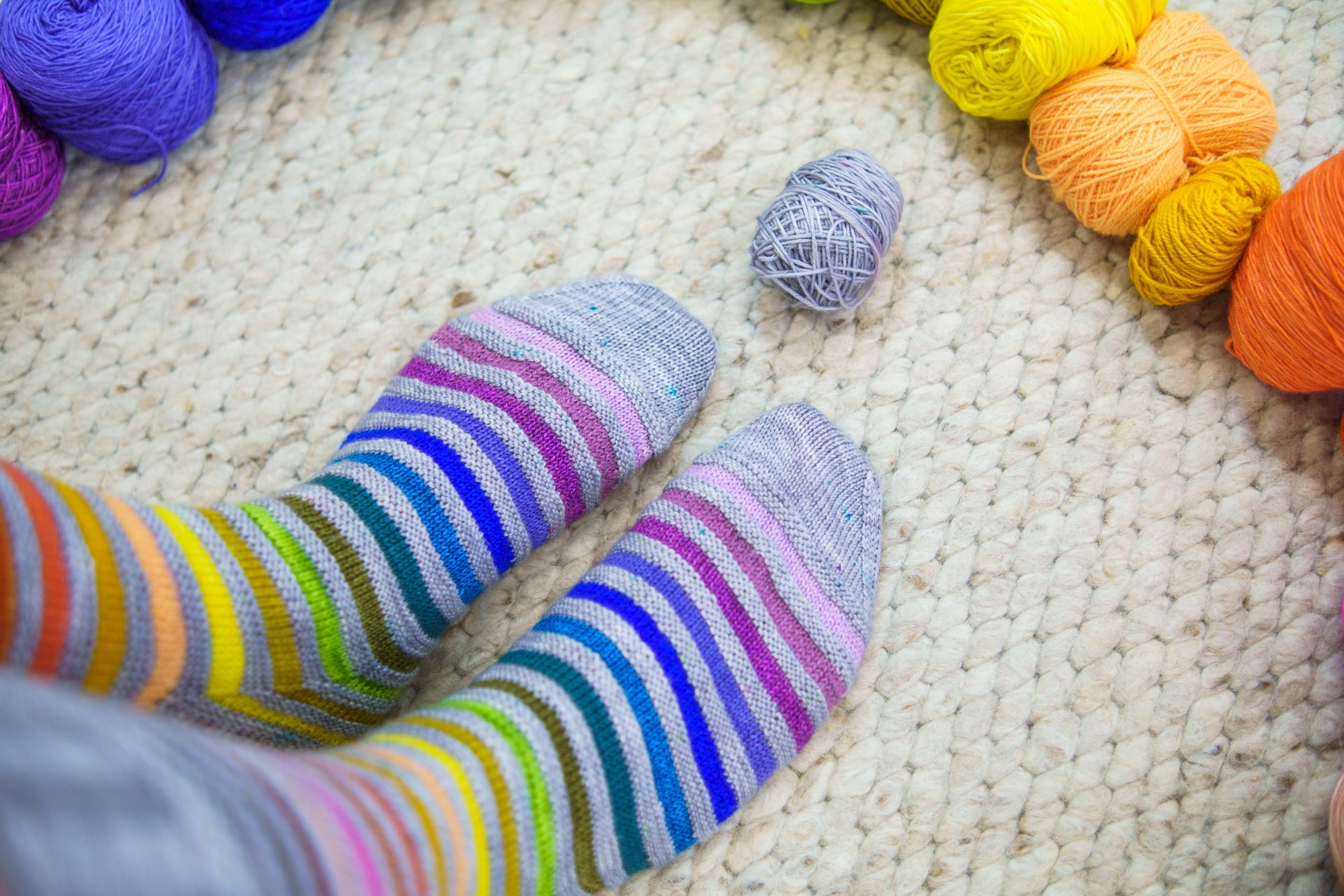 Painting Rainbows Socks