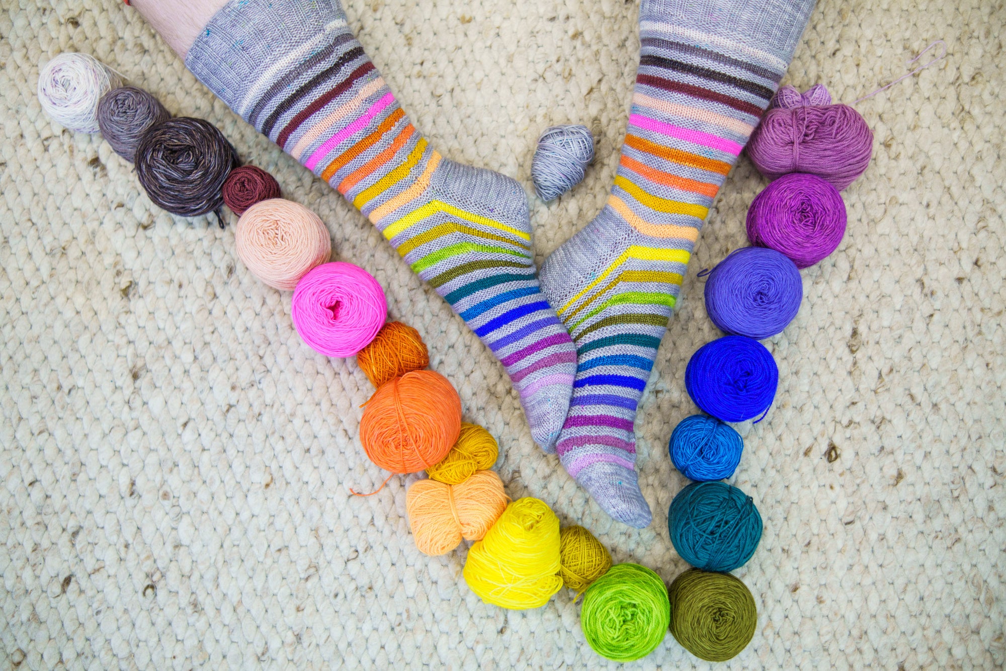 Painting Rainbows Socks