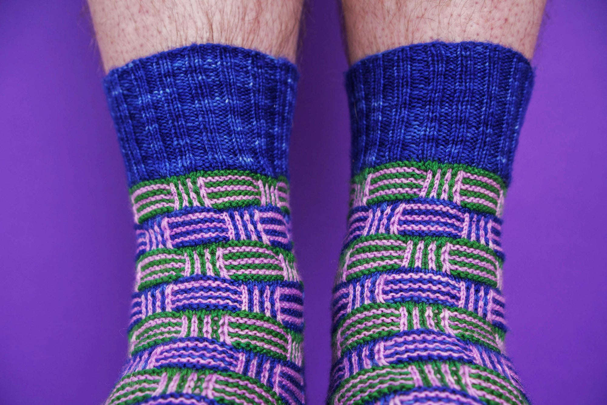 Striped Tiles Socks