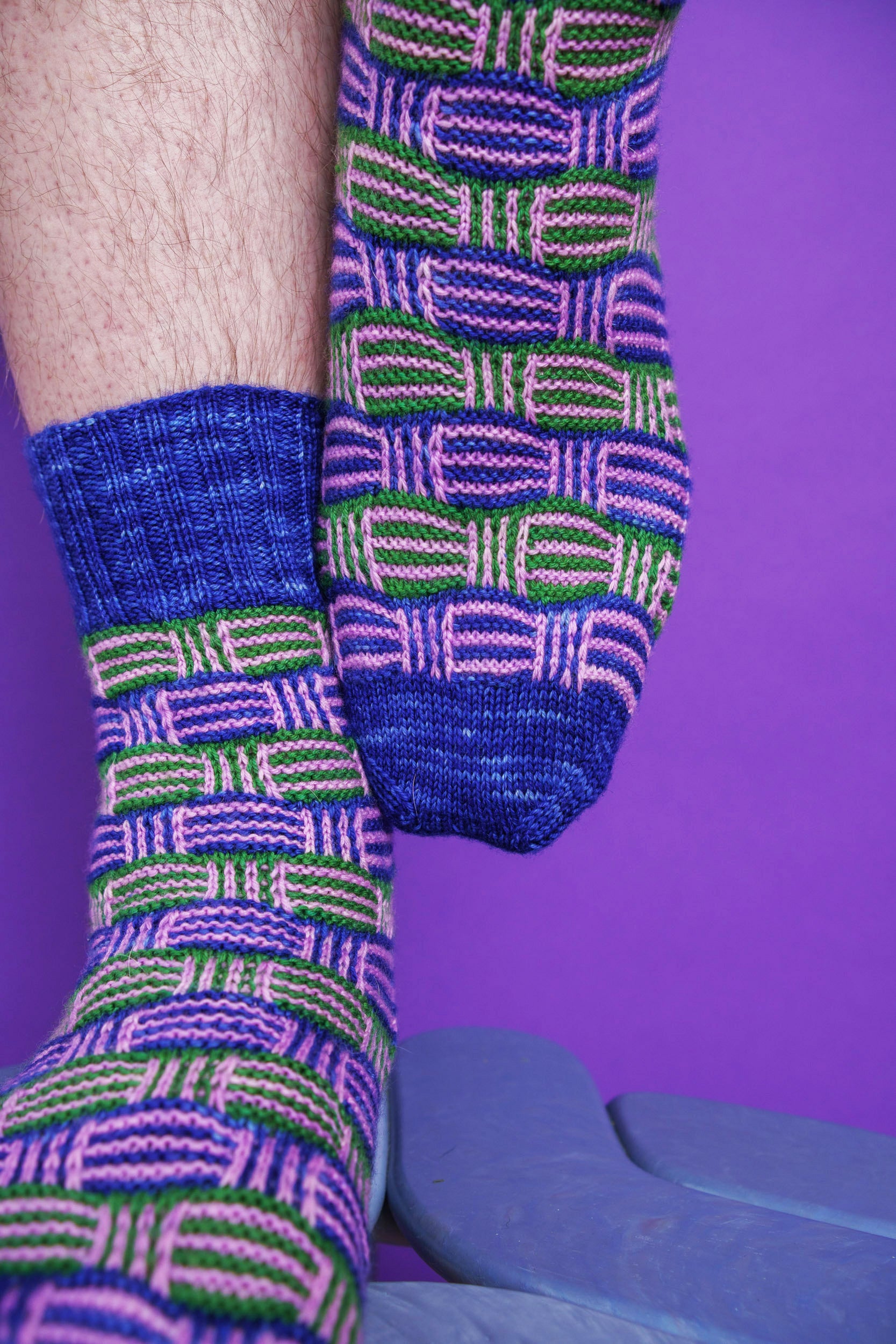 Striped Tiles Socks