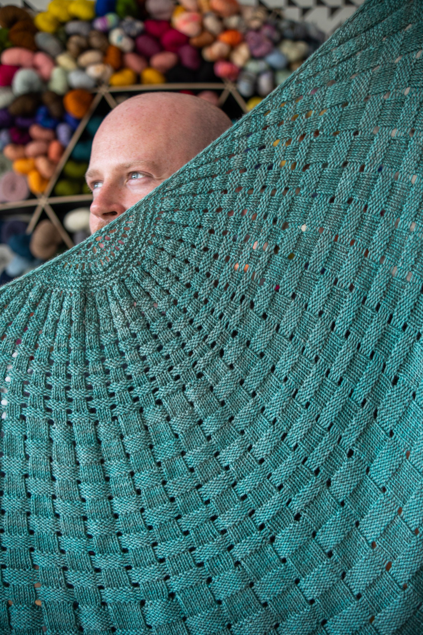 The Basketweaver Shawl