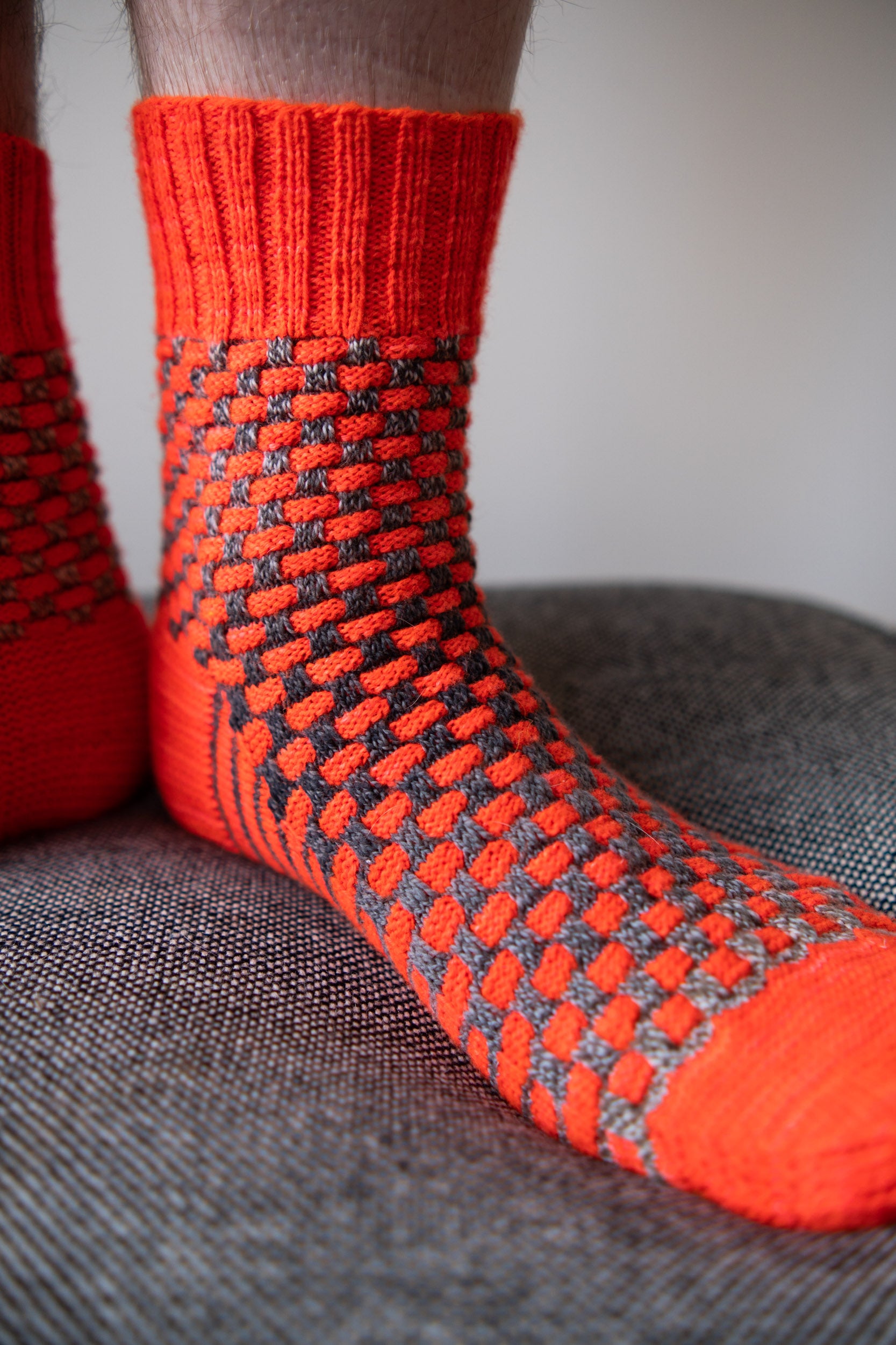 Woven Checks Socks