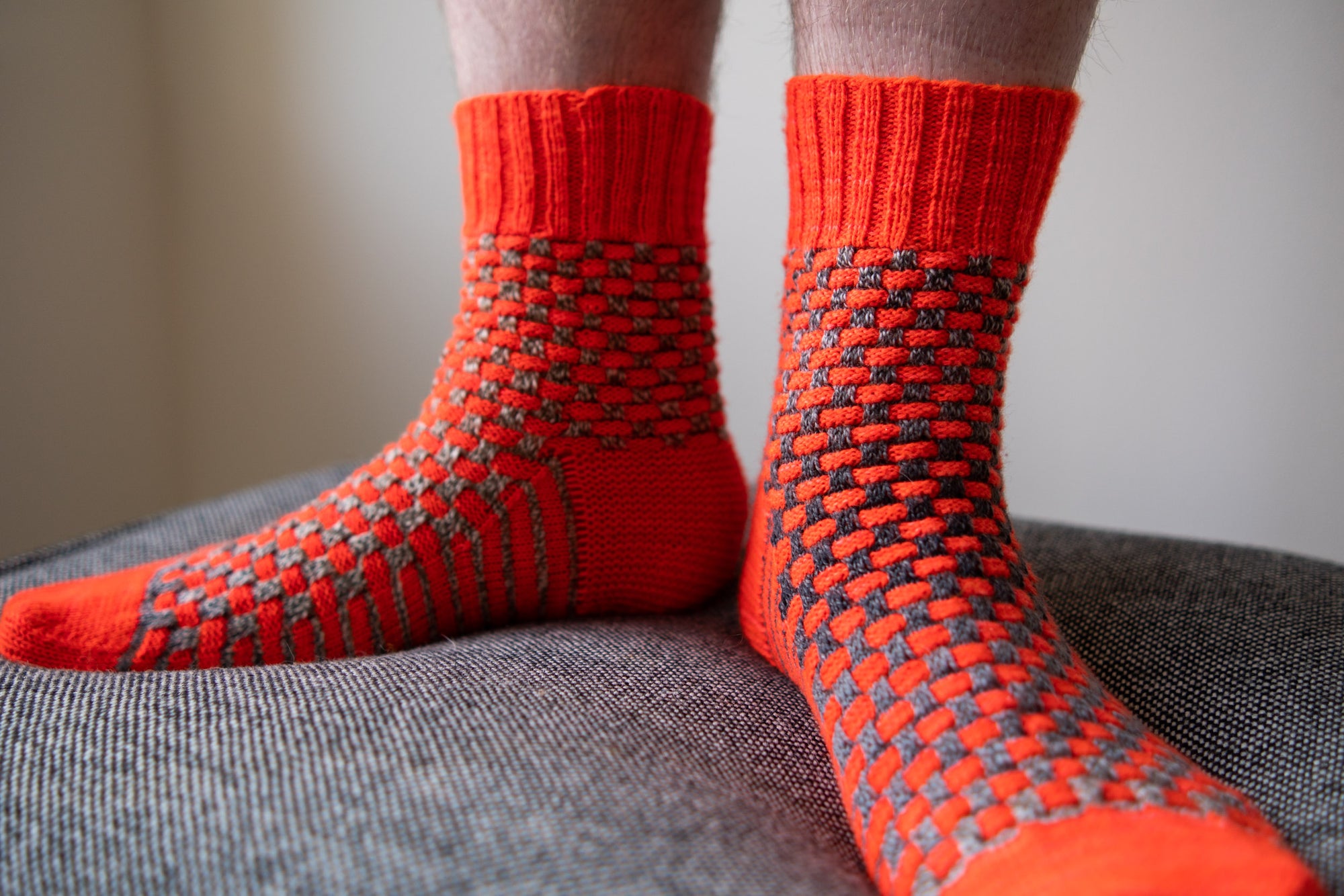 Woven Checks Socks