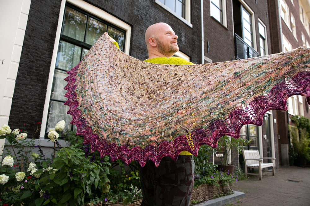Dancing Droplet Shawl