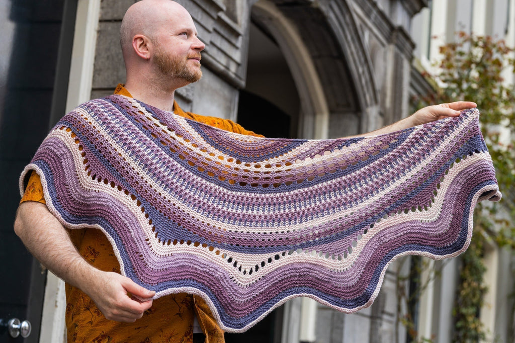 Eyelet Journey Shawl