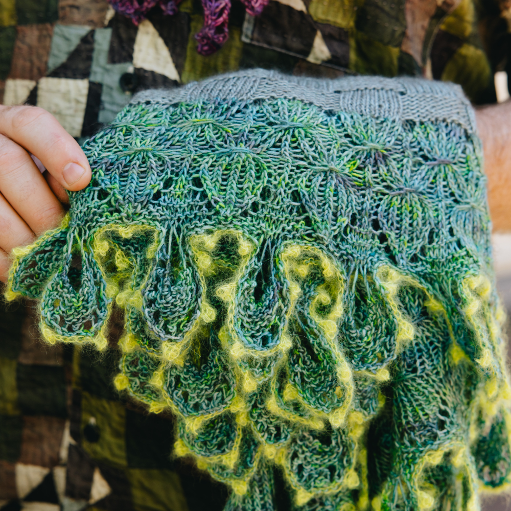 Bouquet Basket Shawl
