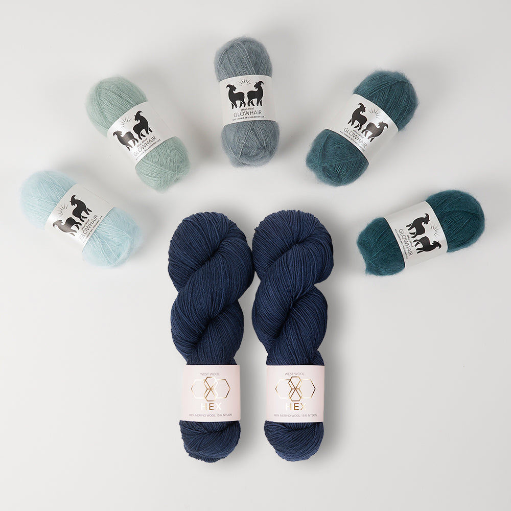 Glow Along 2026: Mohair Mobile Shawl