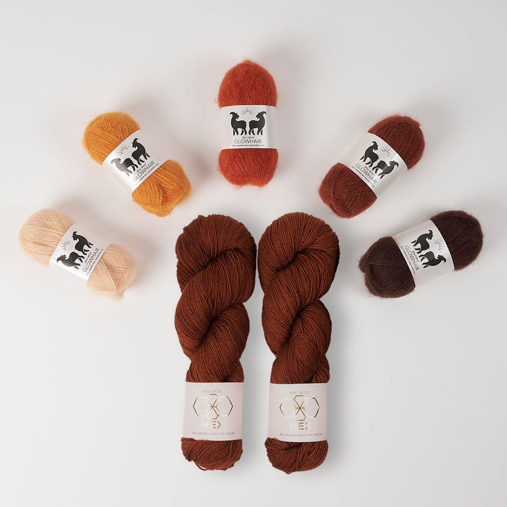 Glow Along 2026: Mohair Mobile Shawl