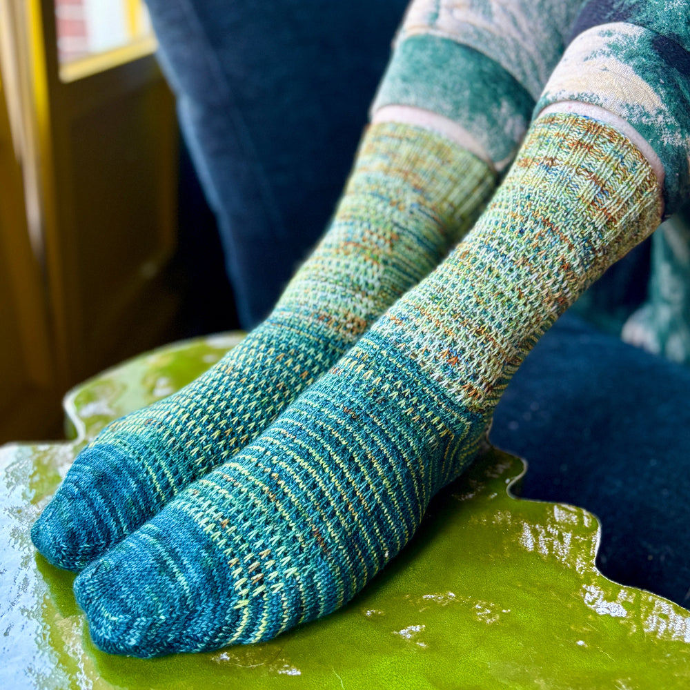 Cafe Knitting Socks