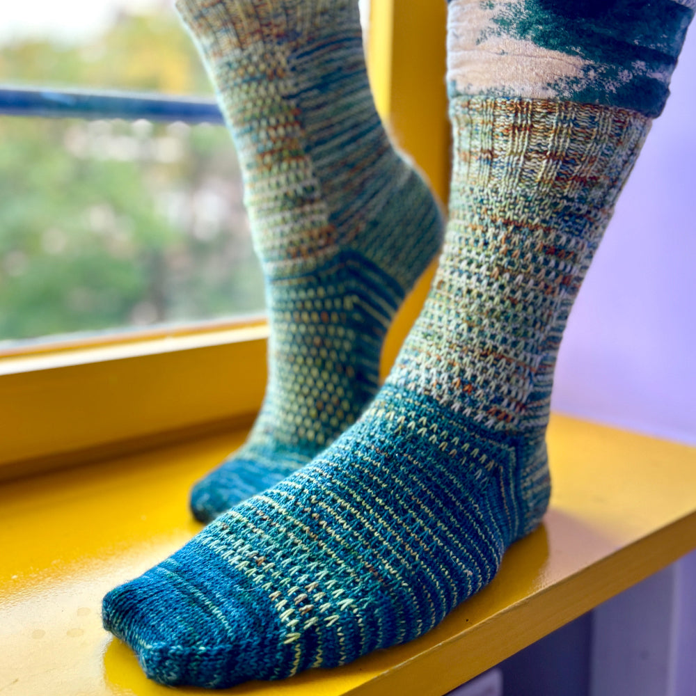 Cafe Knitting Socks