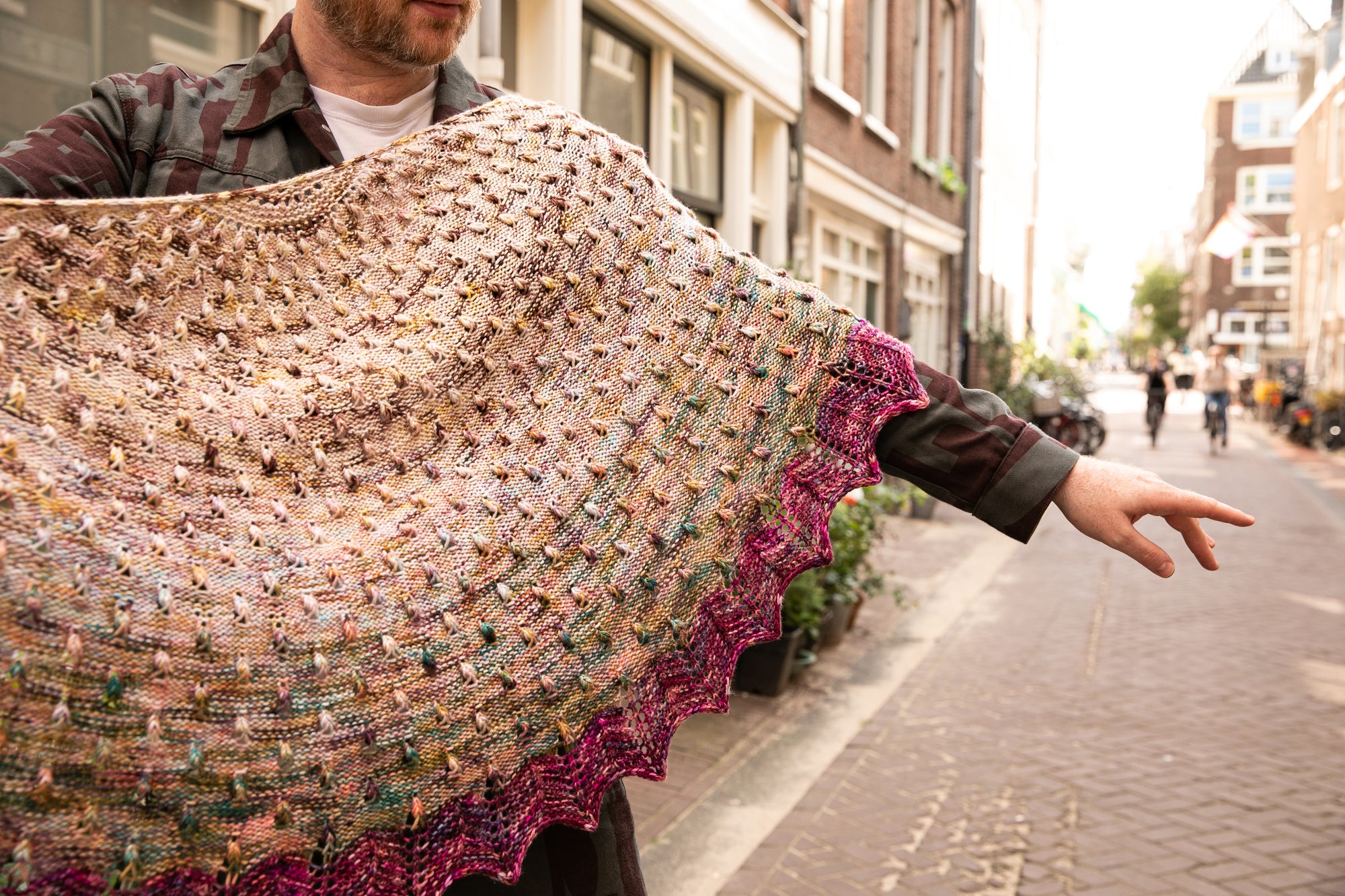 Dancing Droplet Shawl